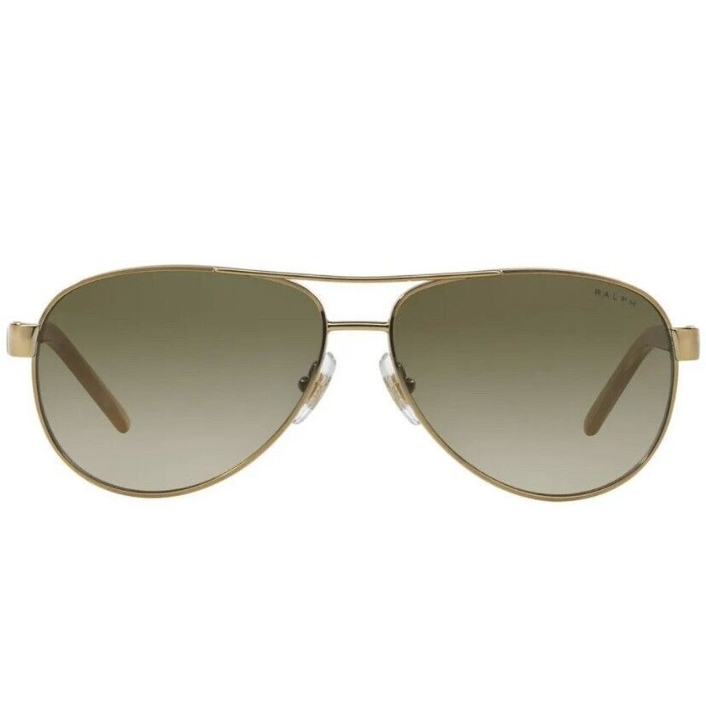 Ralph Lauren RA4004-101 Polarized Sunglasses Gold /Brown Gradient 59 mm